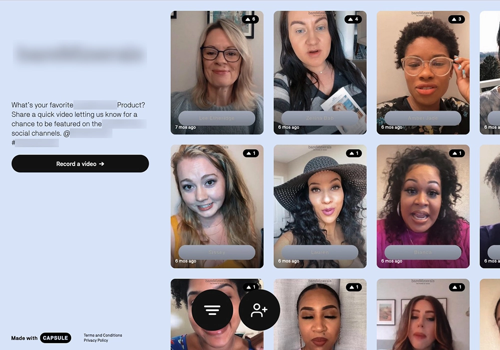 A screen shot of multiple women in a video chat, showcasing social proof.